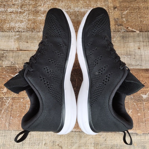 APL TechLoom PRO Womens Sz 10.5 Black Knit Athletic Classic Running Sneaker Shoe - Picture 7 of 10